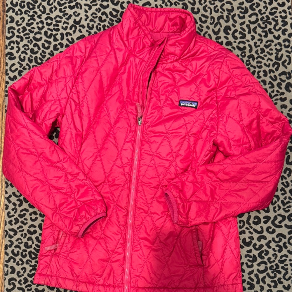 Patagonia Hot Pink Quilted Packable Jacket